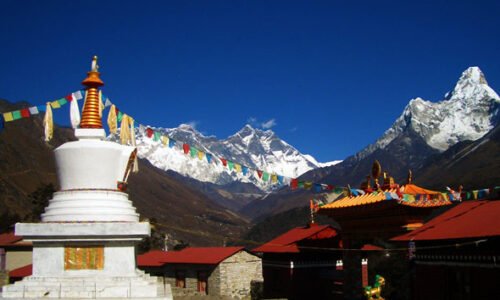 EVEREST VIEW FROM TANGBOCHE