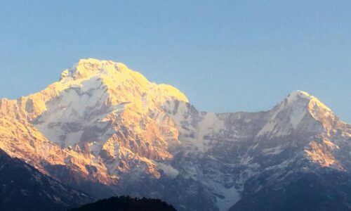 Annapurna south with Himchuli view