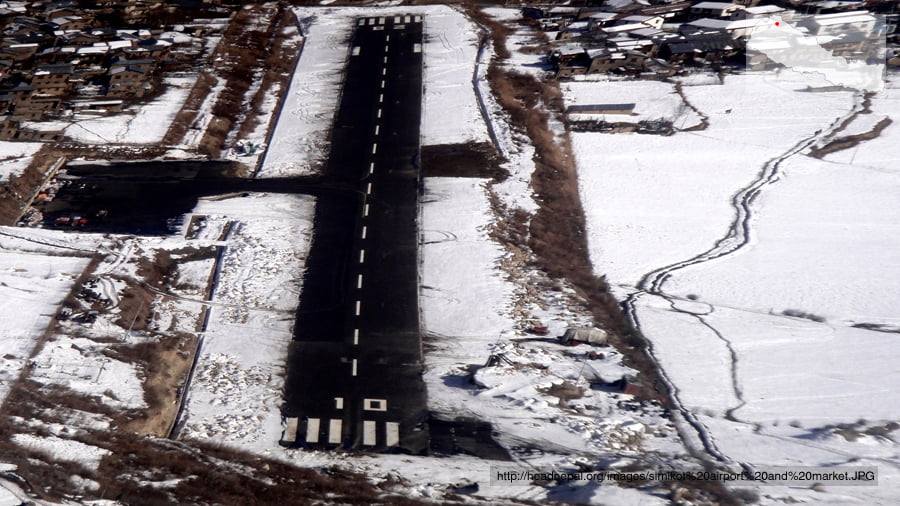 Simikot runway Humla Nepal