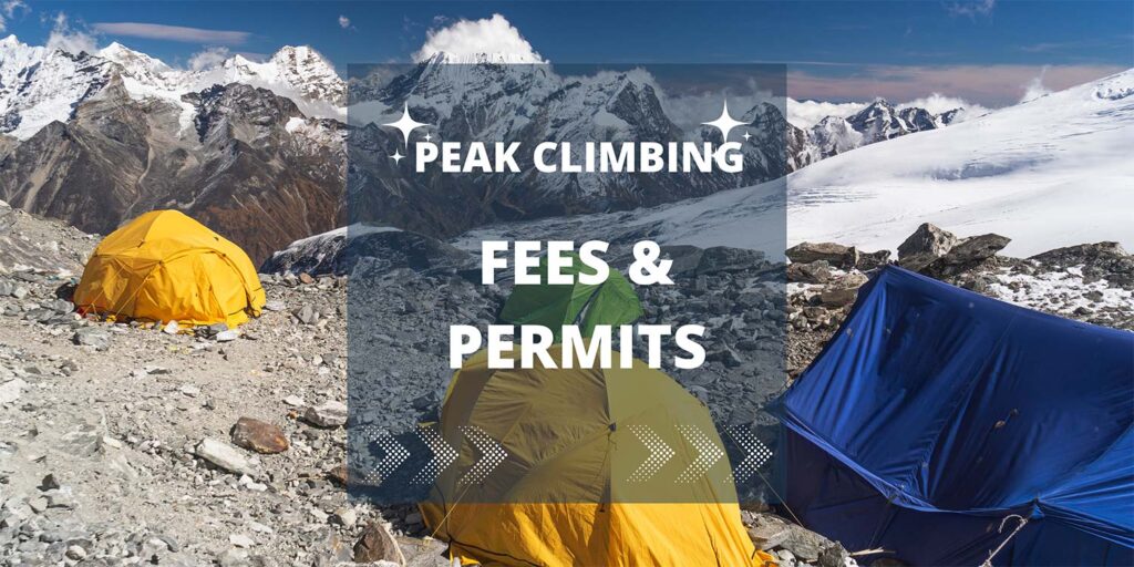 Climbing and Peak Climbing Permit fees