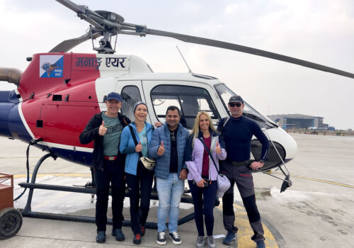 Heli tour everest